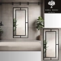 Lustro loft ze szprosami - GLORIA - kolor ramy do wyboru